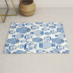 Chinoiserie Blue and White Jars Rug Gallery Image 1