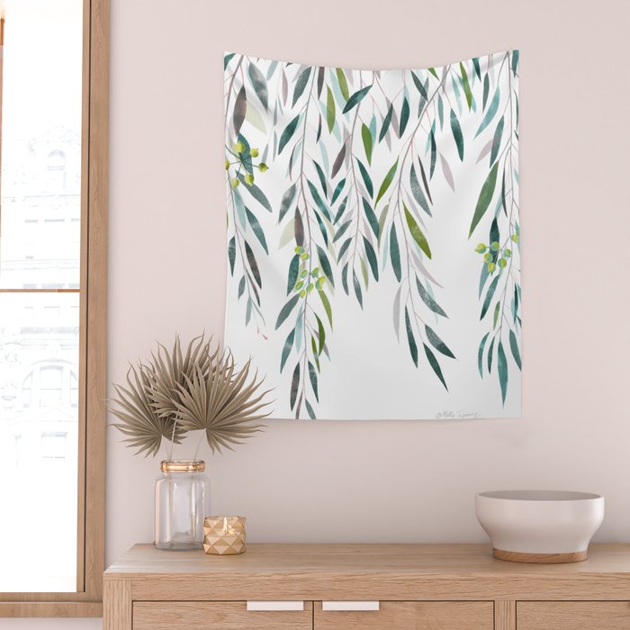 Eucalyptus Drop  Wall Tapestry Gallery Image 2