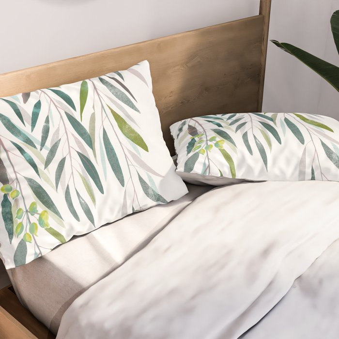 Eucalyptus Drop  Pillow Sham Gallery Image 2