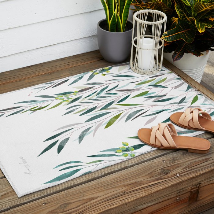 Eucalyptus Drop  Outdoor Rug Gallery Image 2