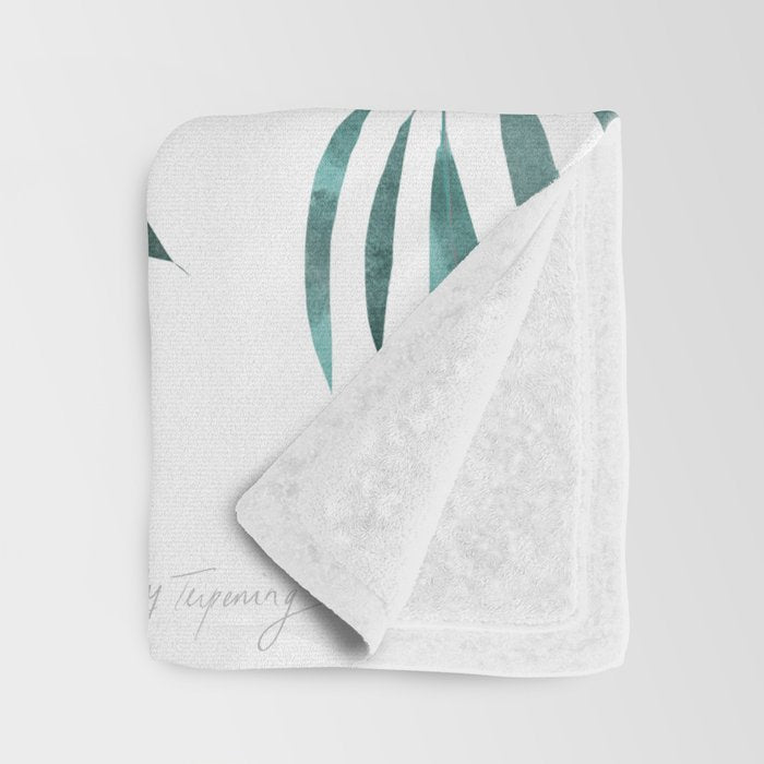 Eucalyptus Drop  Throw Blanket Gallery Image 3