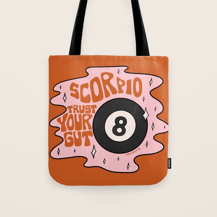 Scorpio Magic 8 Ball Tote Bag Gallery Image 1