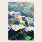Blue Hydrangea Flower Botanical Cutting Board Gallery Image 1
