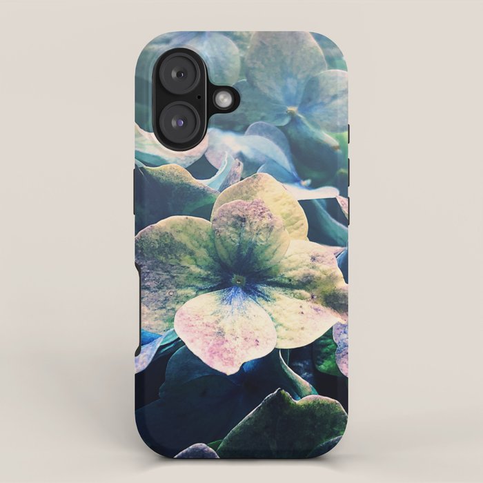 Blue Hydrangea Flower Botanical iPhone Case Gallery Image 1