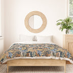 Colorful Dark Forest Animals B Duvet Cover Gallery Image 3