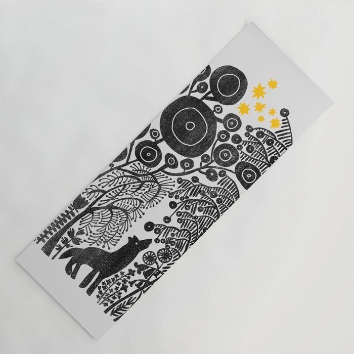 Green lapse Yoga Mat Gallery Image 1