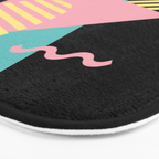 Memphis Pattern 28 / 80s - 90s Retro Bath Mat Gallery Image 3