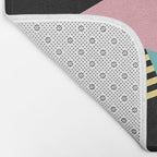 Memphis Pattern 28 / 80s - 90s Retro Bath Mat Gallery Image 2