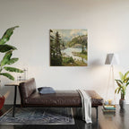 Summer in the Cascades Wood Wall Art Gallery Image 2