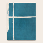Dark Teal White Lines Geometric Minimalist Art Notebook Gallery Image 4