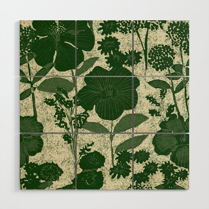 Vintage Grandma's Garden Wood Wall Art Gallery Image 1