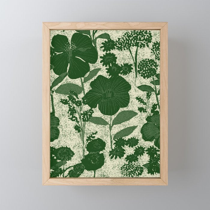 Vintage Grandma's Garden Mini Art Print Gallery Image 1