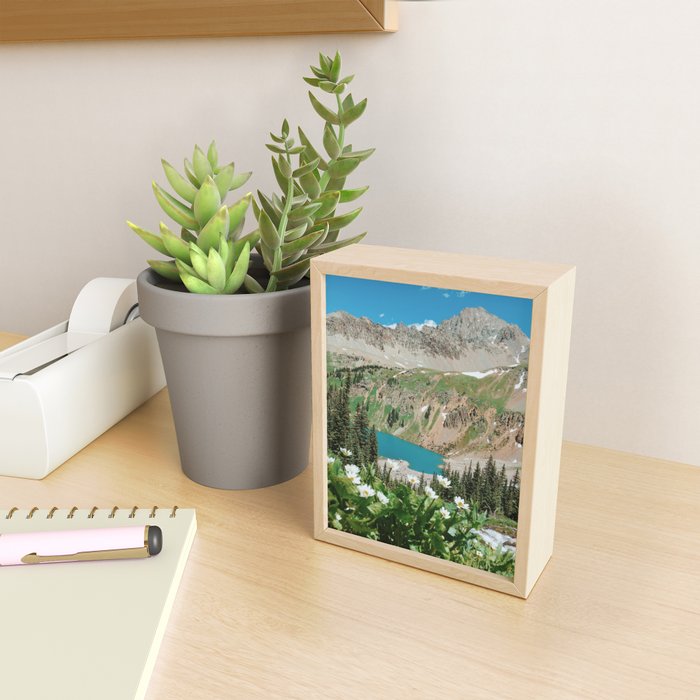 The Blue Lakes of Colorado Mini Art Print Gallery Image 2
