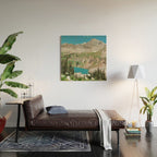 The Blue Lakes of Colorado Wood Wall Art Gallery Image 2