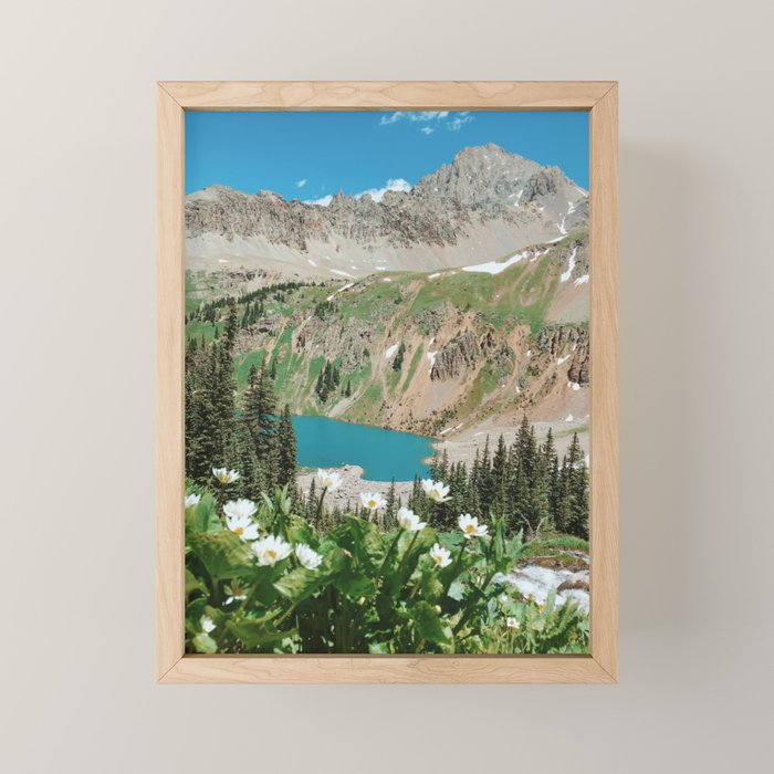 The Blue Lakes of Colorado Mini Art Print Gallery Image 1