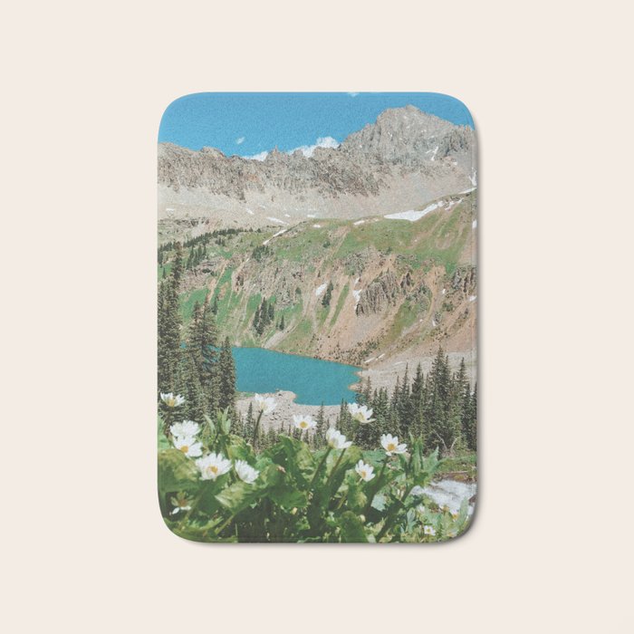 The Blue Lakes of Colorado Bath Mat Gallery Image 1