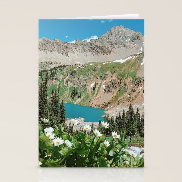 The Blue Lakes of Colorado Stationery Card Gallery Image 2