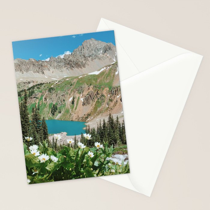 The Blue Lakes of Colorado Stationery Card Gallery Image 2