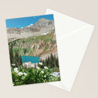 The Blue Lakes of Colorado Stationery Card Gallery Image 2