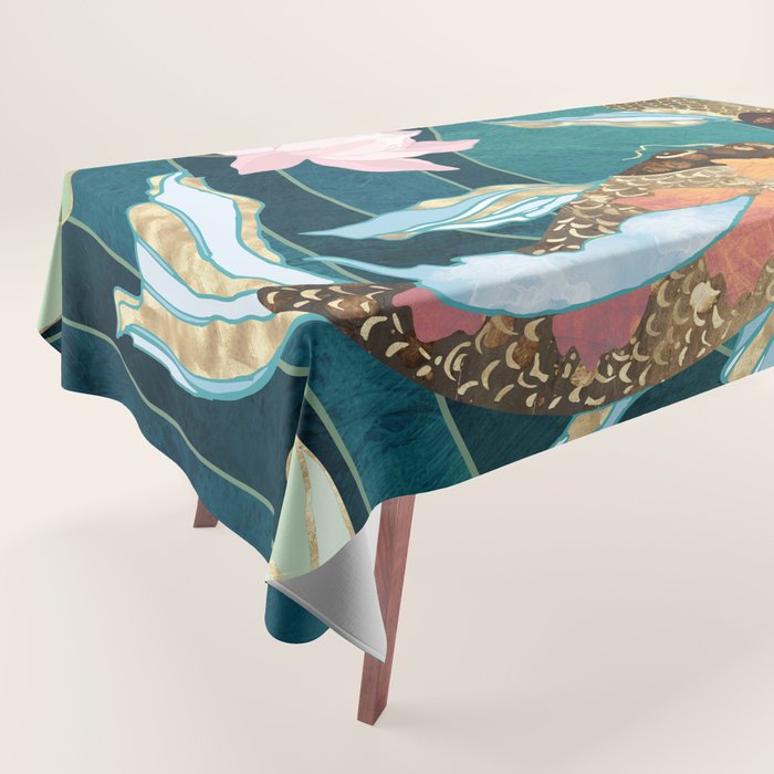 Metallic Koi III Tablecloth Gallery Image 1