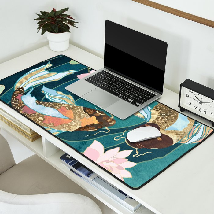 Metallic Koi III Desk Mat Gallery Image 2