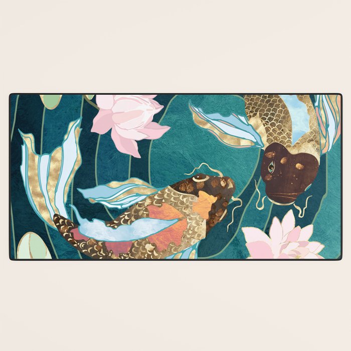 Metallic Koi III Desk Mat Gallery Image 3