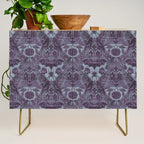 Gothic Halloween Damask - moonlight violet  Credenza Gallery Image 1