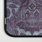Gothic Halloween Damask - moonlight violet  Laptop Sleeve Gallery Image 3