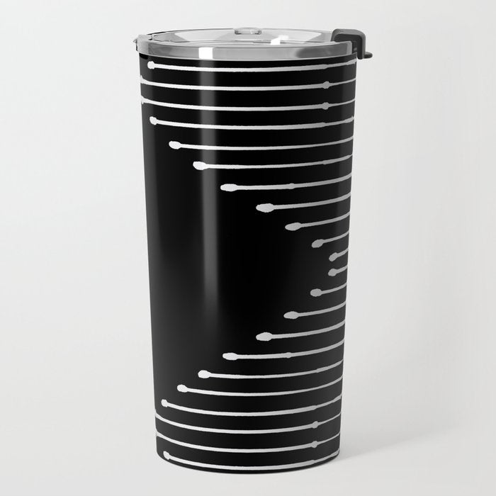 Geo (Black) Travel Mug Gallery Image 2