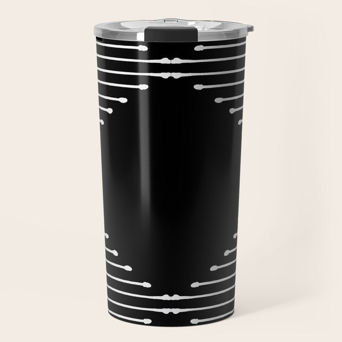 Geo (Black) Travel Mug Gallery Image 1