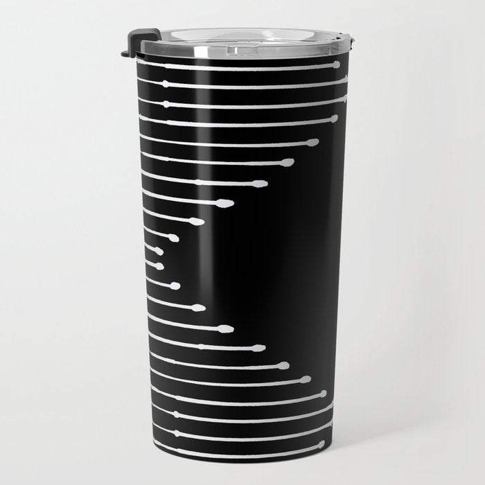 Geo (Black) Travel Mug Gallery Image 3