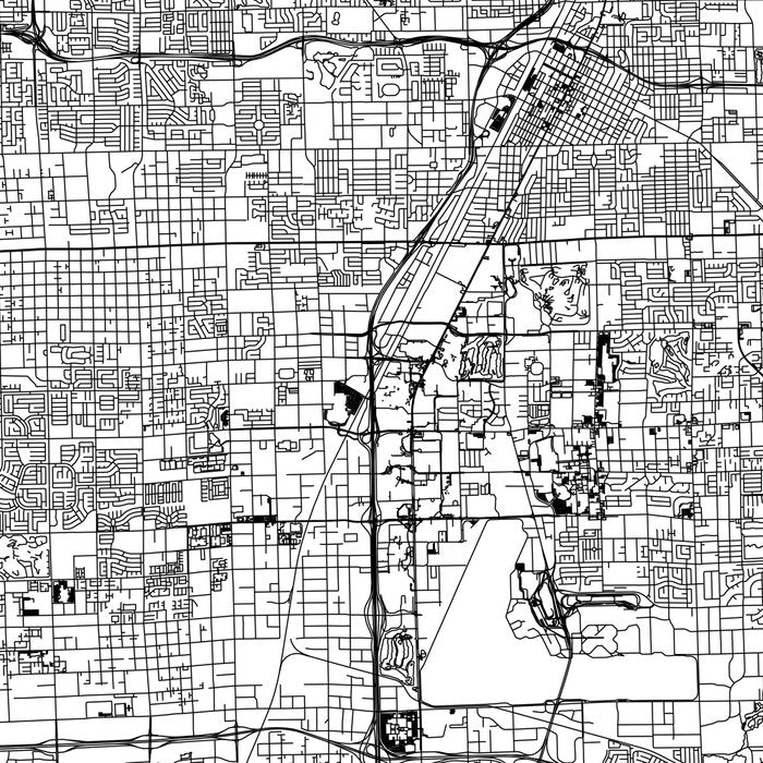 Las Vegas White Map Coffee Mug Gallery Image 2