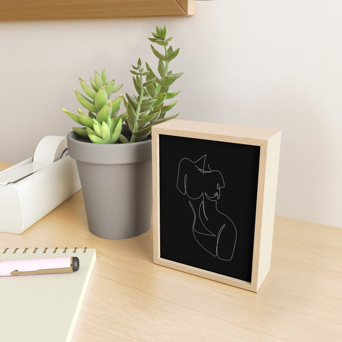 Curvalicious Night Mini Art Print Gallery Image 2