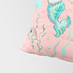 Merkittens with Pearls on blush Pillow Sham Gallery Image 4