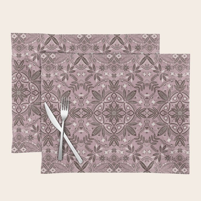 Rustic Pink Serenity Placemat Gallery Image 1