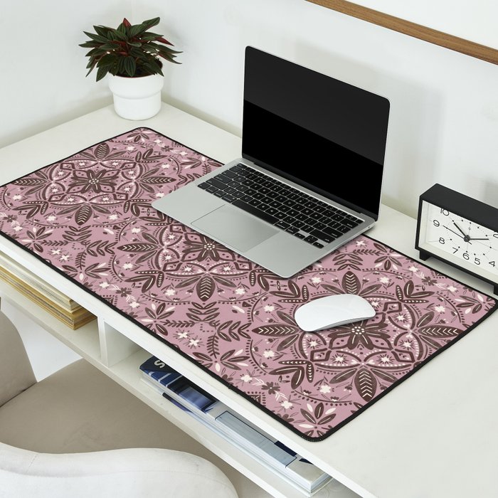 Rustic Pink Serenity Desk Mat Gallery Image 2