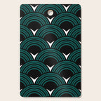 Art Deco Shell Print Cutting Board Gallery Image 1