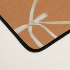 Bows & Ribbons Pattern XV Orange Desk Mat Gallery Image 4