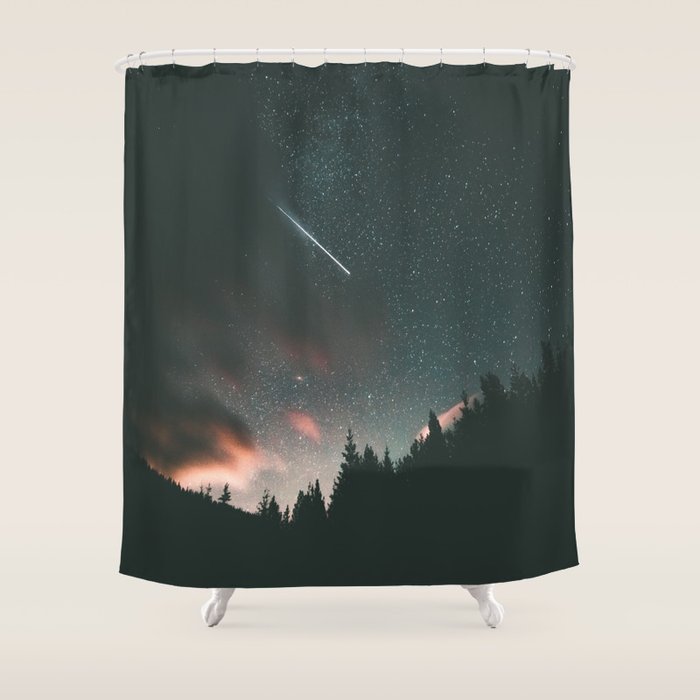 Shooting Stars Shower Curtain Gallery Image 1