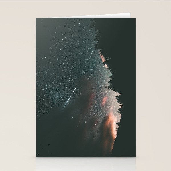 Shooting Stars Stationery Card Gallery Image 1