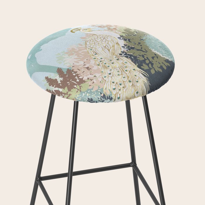 Peacock Garden I Stool Gallery Image 2