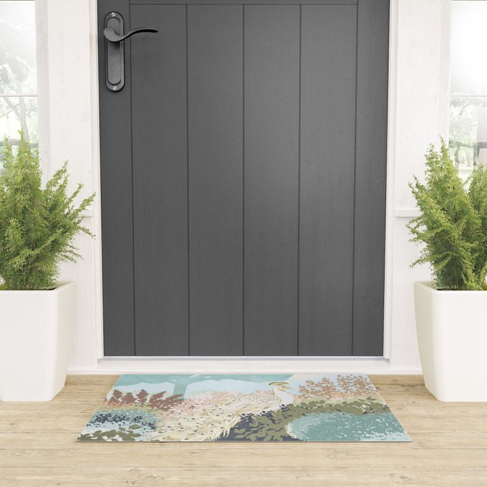Peacock Garden I Welcome Mat Gallery Image 3