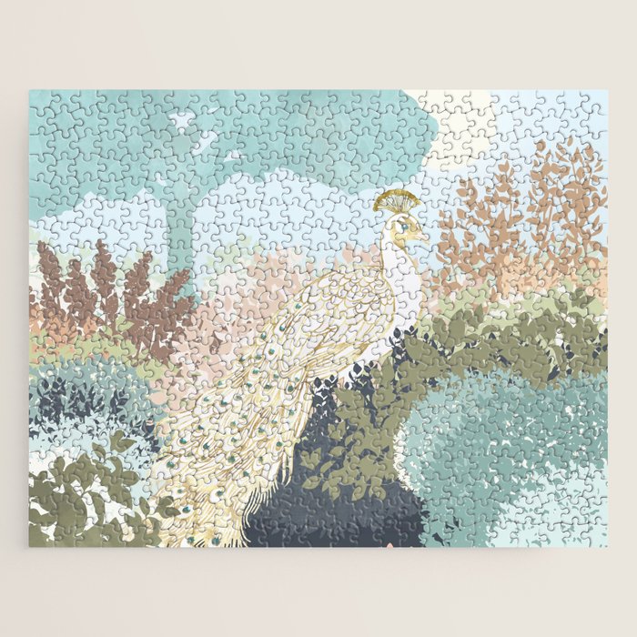 Peacock Garden I Jigsaw Puzzle Gallery Image 1