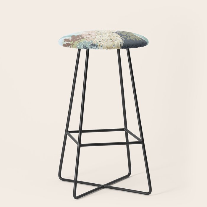 Peacock Garden I Stool Gallery Image 1