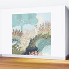 Peacock Garden I Wall Mural Gallery Image 2