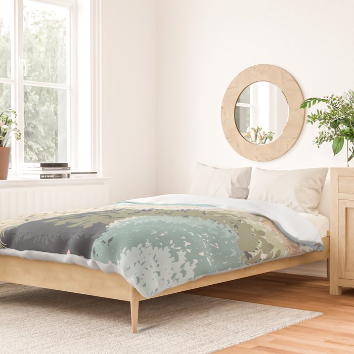 Peacock Garden I Duvet Cover Gallery Image 2