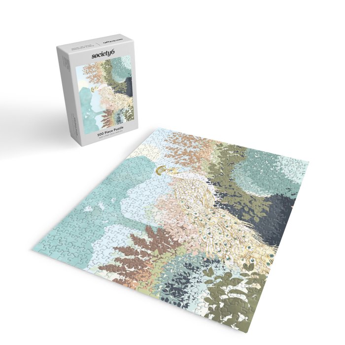 Peacock Garden I Jigsaw Puzzle Gallery Image 2