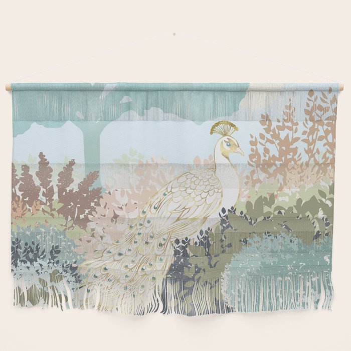 Peacock Garden I Wall Hanging Gallery Image 1