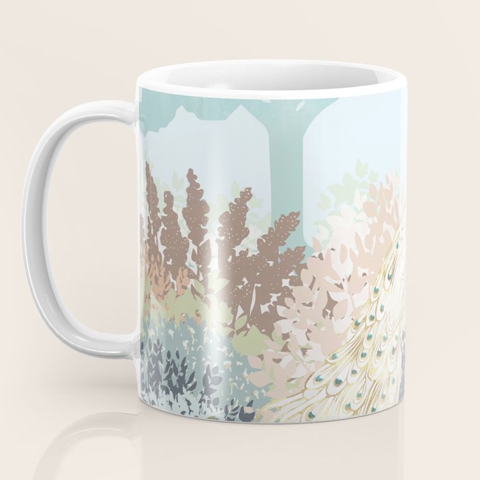 Peacock Garden I Coffee Mug Gallery Image 3
