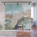 Peacock Garden I Wall Mural Gallery Image 1